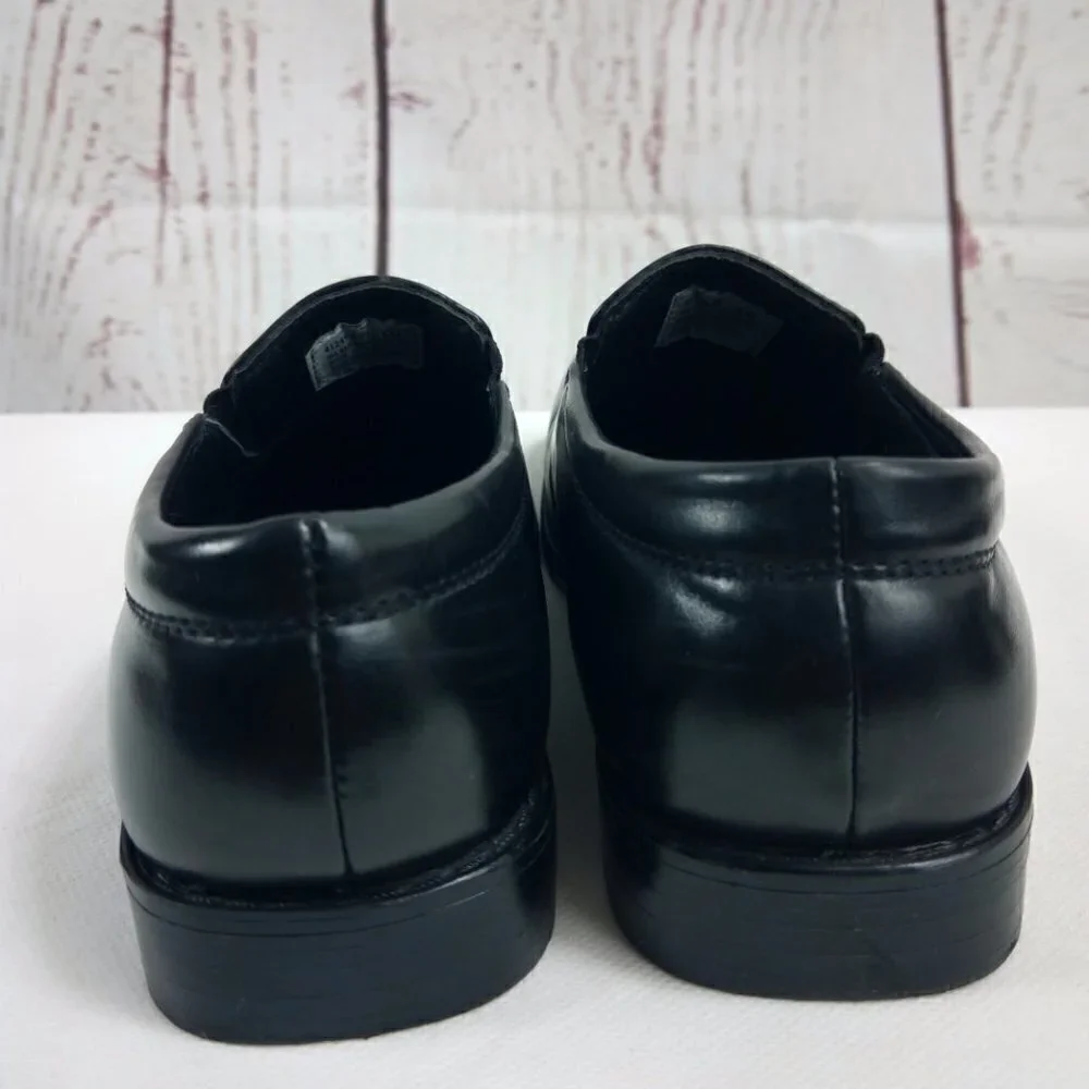 Stacy Adams Boys Slip On Black Dress Shoes 5M